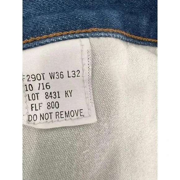 Tyndale FRMC Jeans Flame Resistant Pants F290T Blue Relaxed Carpenter 36x32 EUC - Picture 12 of 16